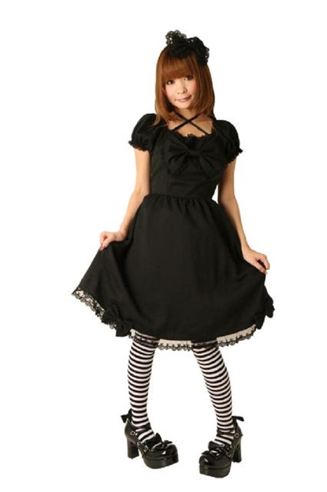 Picture of Bitter Chocolate Goth Dress Adult Womens Costume