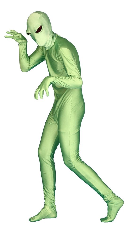 Picture of Green Alien Adult Unisex Skin Suit