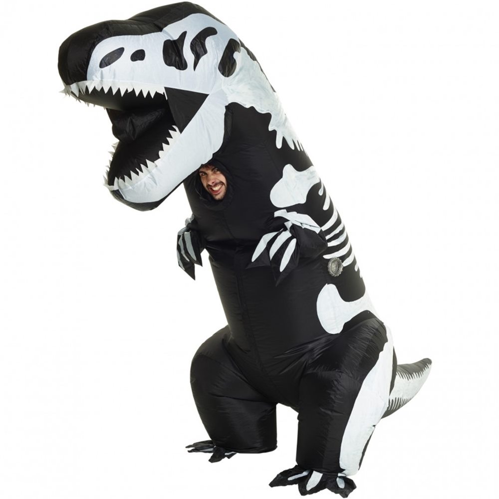 Picture of Giant T-Rex Skeleton Inflatable Adult Unisex Costume