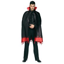 Picture of Count Crypt Blood Drip Cape 46in
