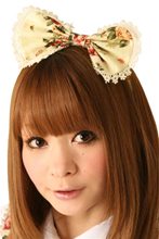 Picture of Porcelain Doll White Floral Headband