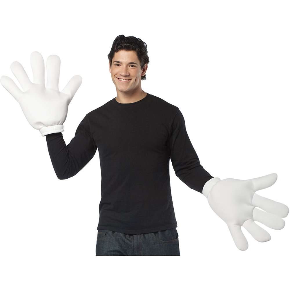 Picture of Oversized White Cartoon Gloves