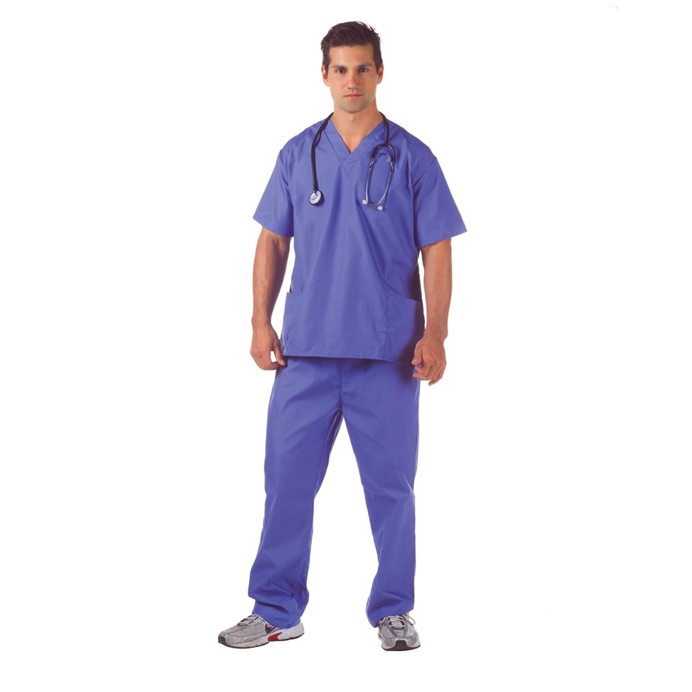 Picture of Hospital Scrubs Adult Mens Plus Size Costume