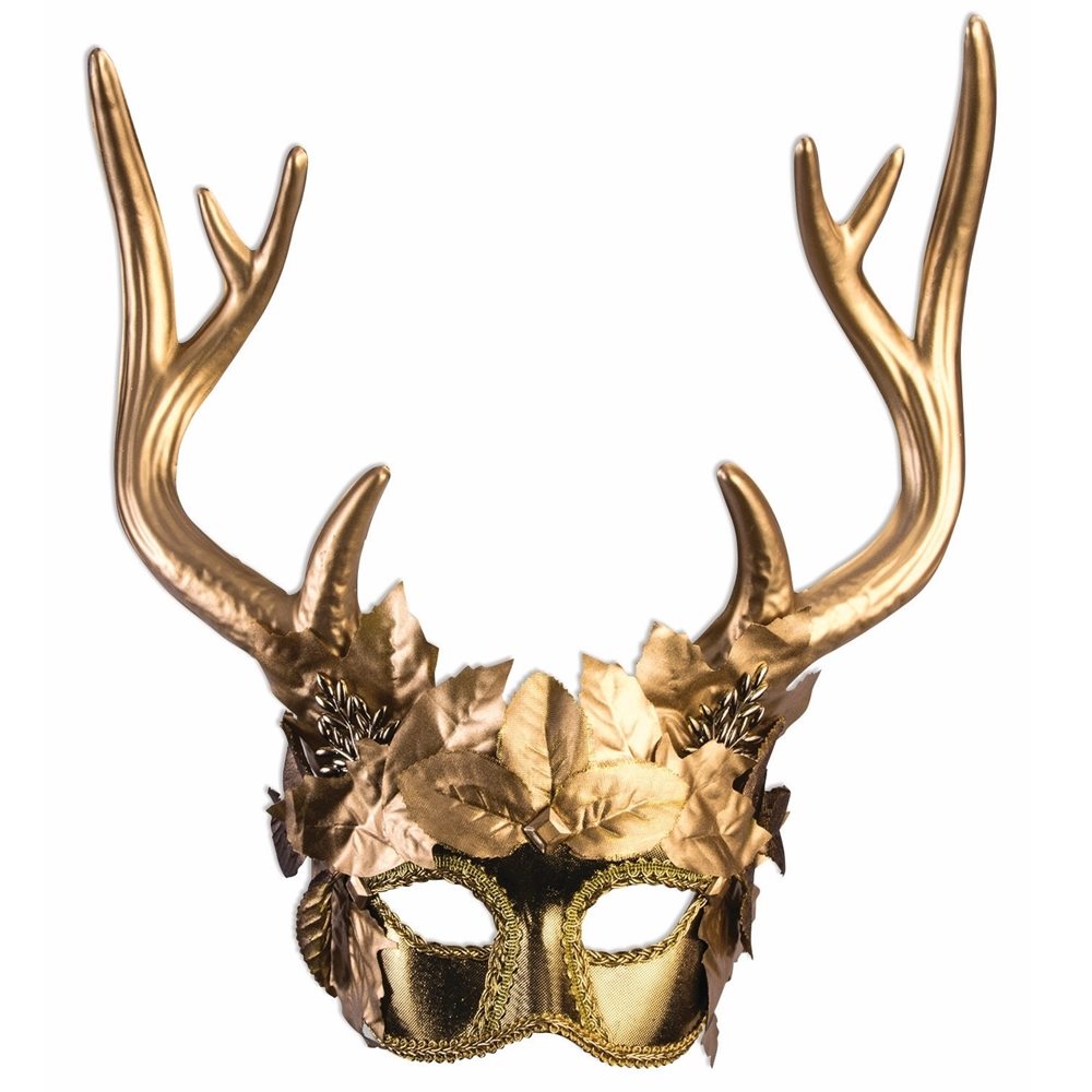 Picture of Golden Faun Half Mask