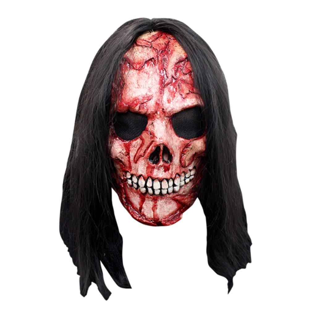 Picture of Bloody Corpse Mask with Hair