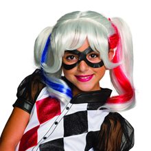 Picture of DC Super Heroes Harley Quinn Child Wig