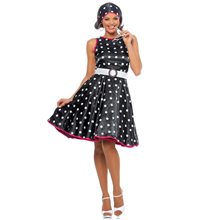 Picture of Hot 50s Polka Dot Adult Womens Costume