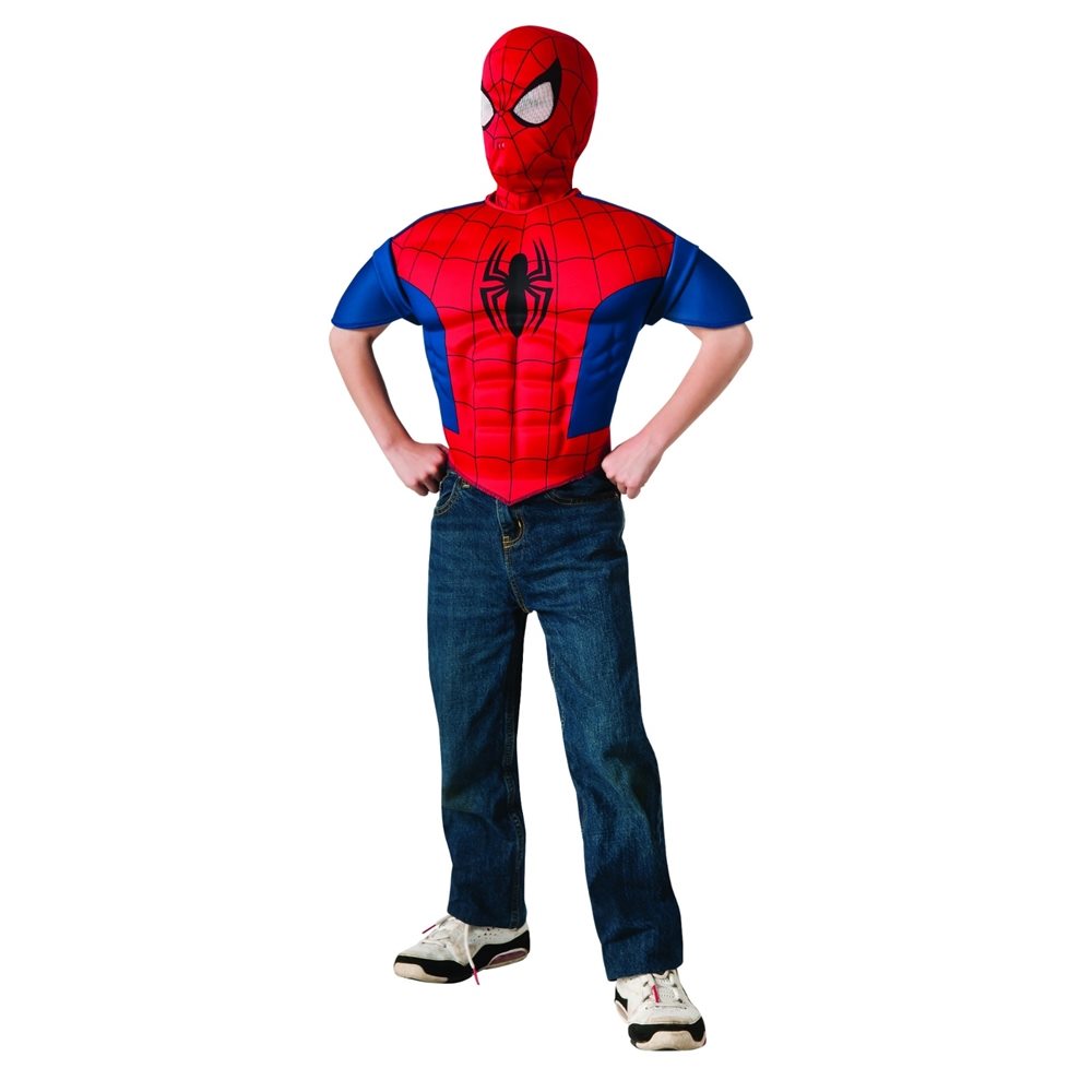 Picture of Ultimate Spider-Man Muscle Child Shirt & Mask