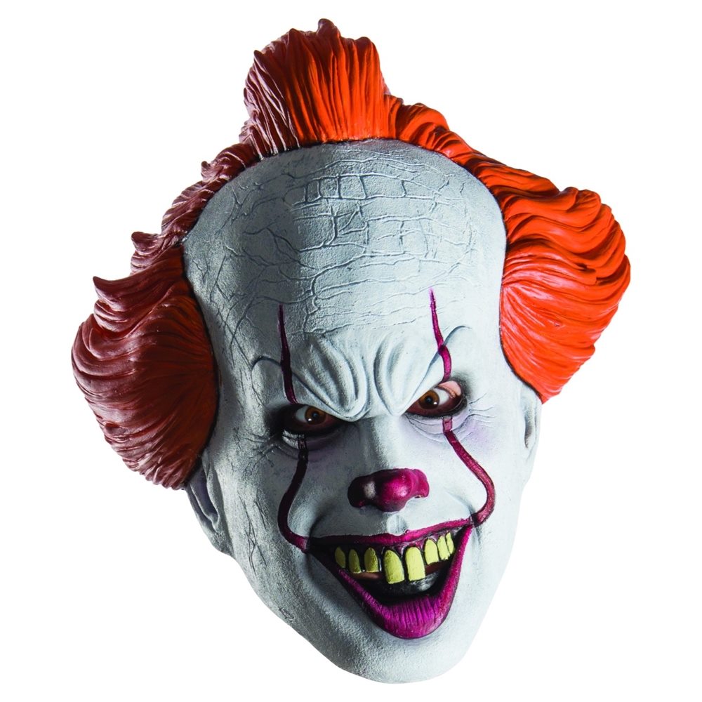 Halloweeen Club Costume Superstore. IT the Movie Pennywise Half Mask