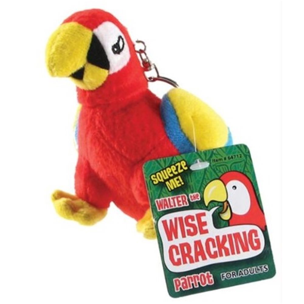 Picture of Walter the Wise Cracking Parrot Keychain