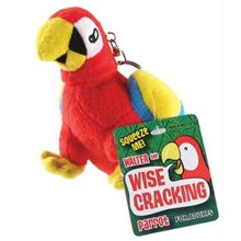 Picture of Walter the Wise Cracking Parrot Keychain