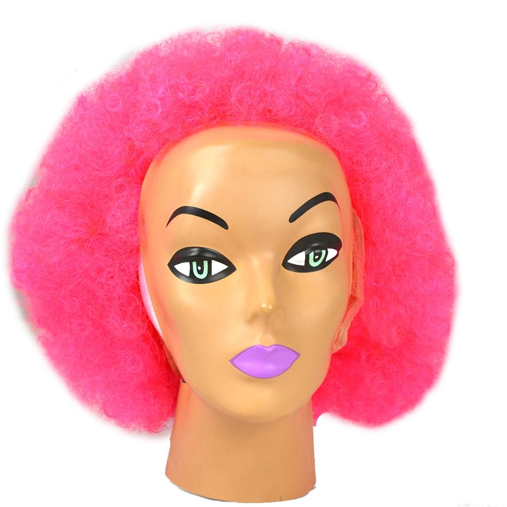 Picture of Hot Pink Carnival Afro Wig