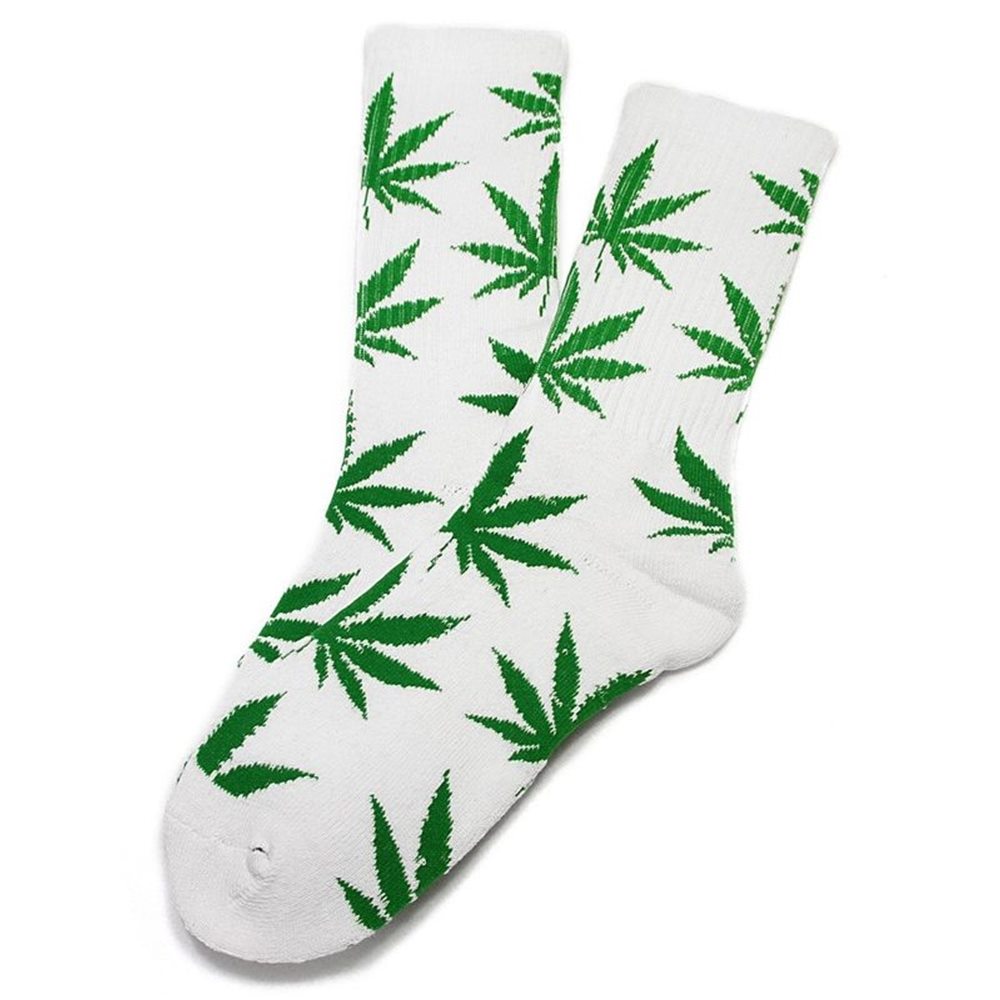 Picture of White Pot Leaf Socks