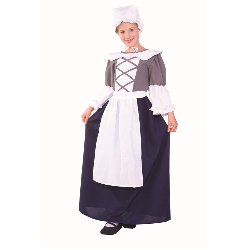 Picture of Colonial Peasant Dress Child Costume