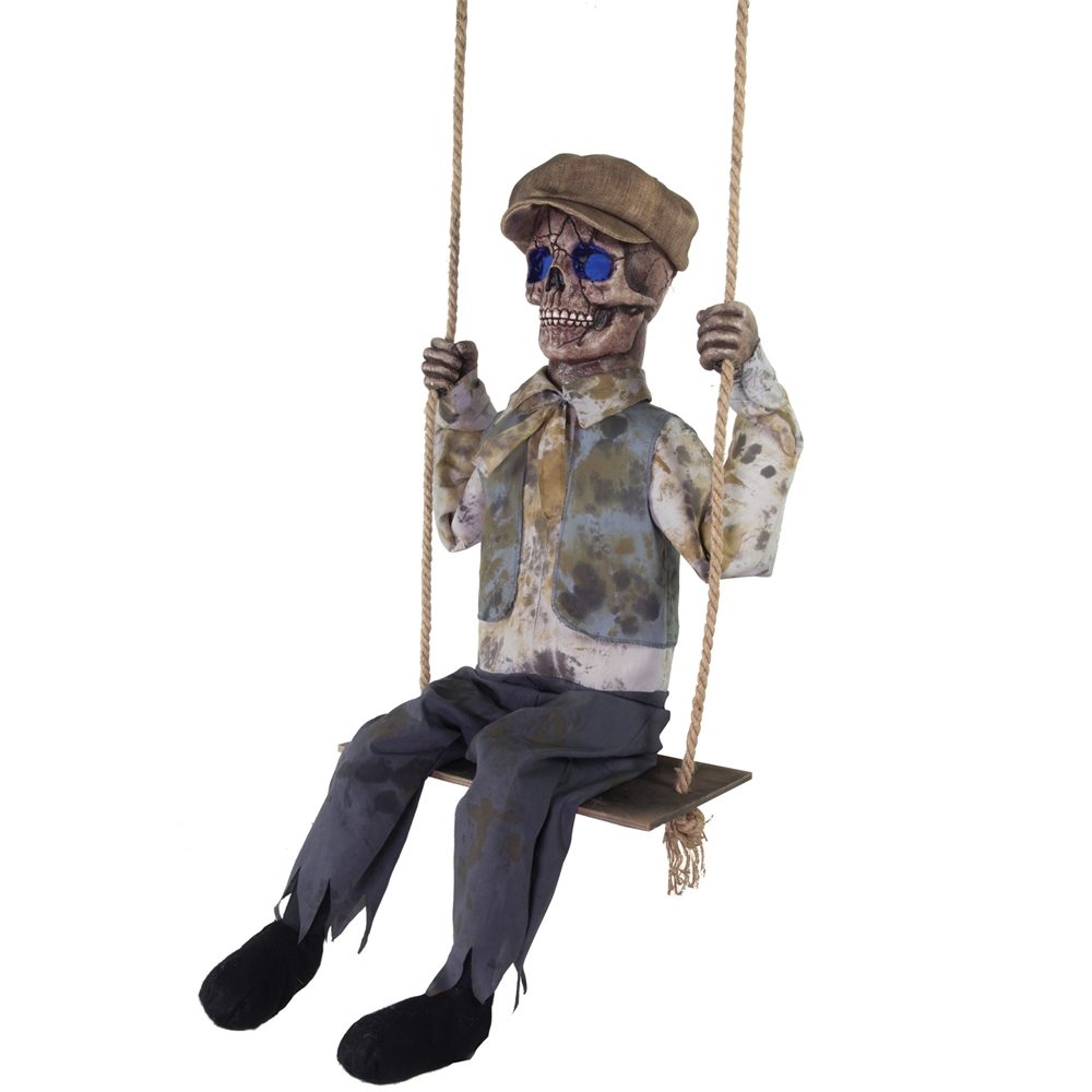 Picture of Swinging Skeletal Boy Animated Prop