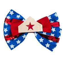 Picture of Wonder Woman Bow Tie Hair Bow