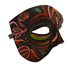 Picture of Day of the Dead Black & Burgundy Half Mask