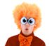 Picture of Fuzzy Orange Wig