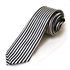 Picture of Black and White Striped Tie