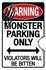 Picture of Metal Halloween Parking Sign (More Styles)