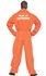 Picture of Orange Prisoner Jumpsuit Adult Mens Plus Size Costume