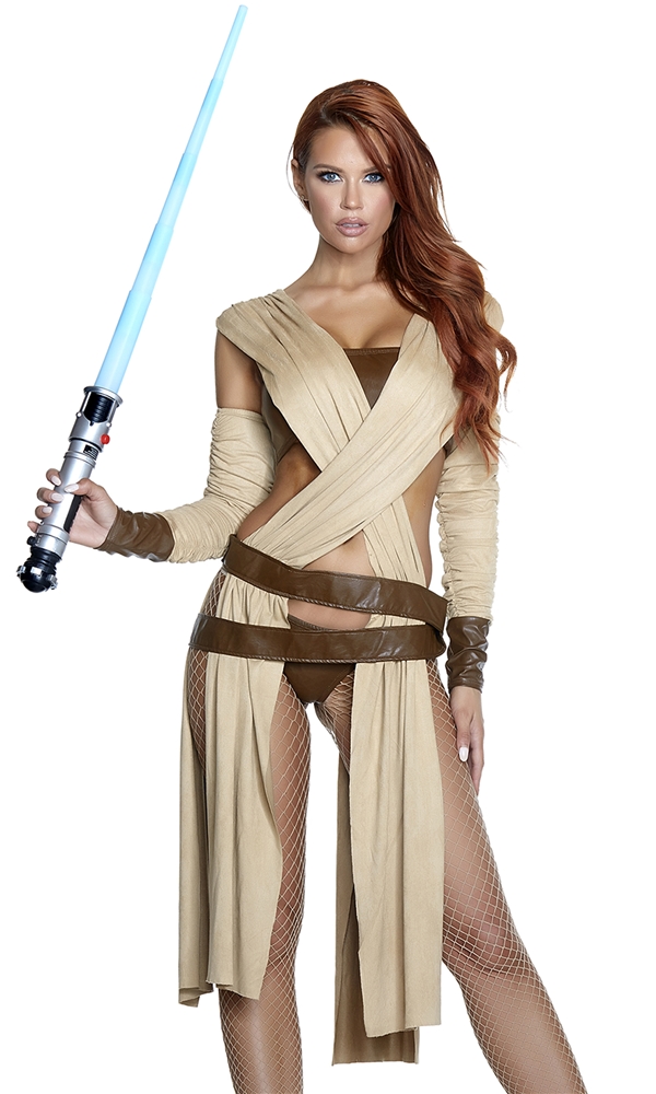Halloweeen Club Costume Superstore. Star Wars Sexy Rey of Light Adult Womens Costume