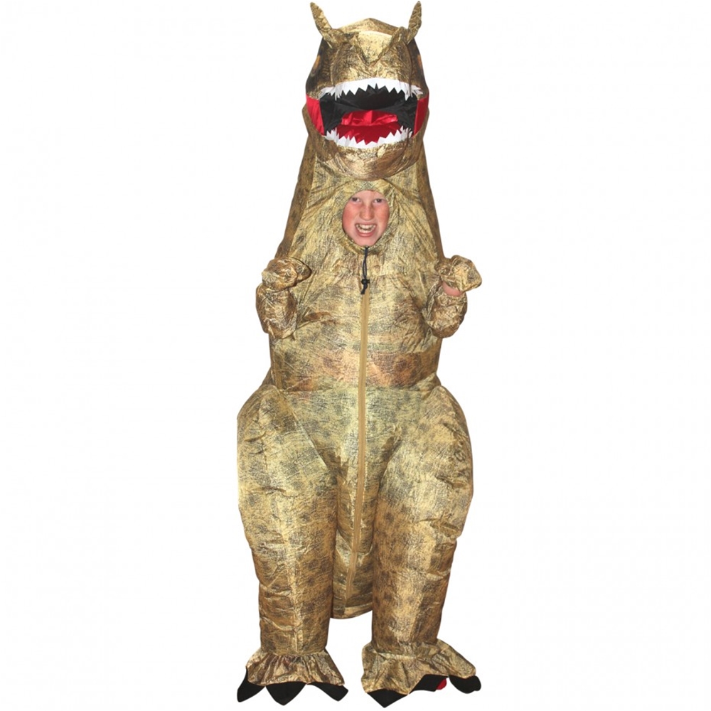 Halloweeen Club Costume Superstore. Giant TRex Inflatable Child Costume