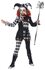 Picture of Creepy Jester Girl Child Costume