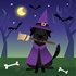 Picture of Dogs Like Candy Halloween Pop-Up Greeting Card
