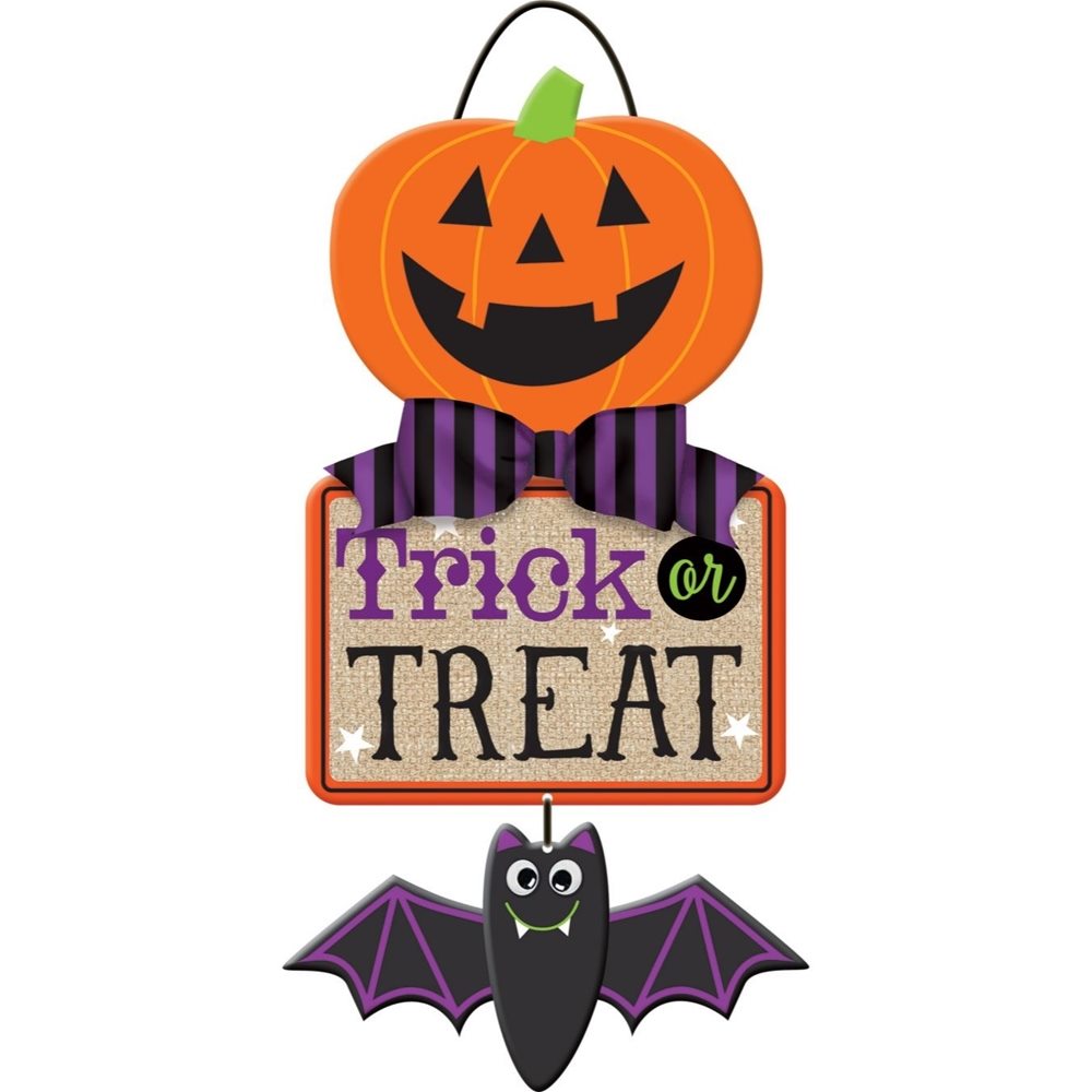 Picture of Trick-or-Treat Jack-O-Lantern Sign