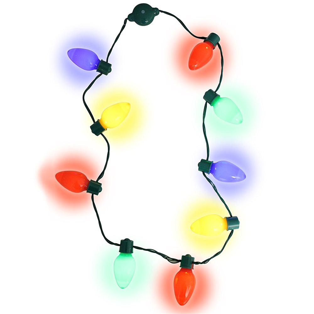 Picture of Light-Up Christmas Bulb Necklace