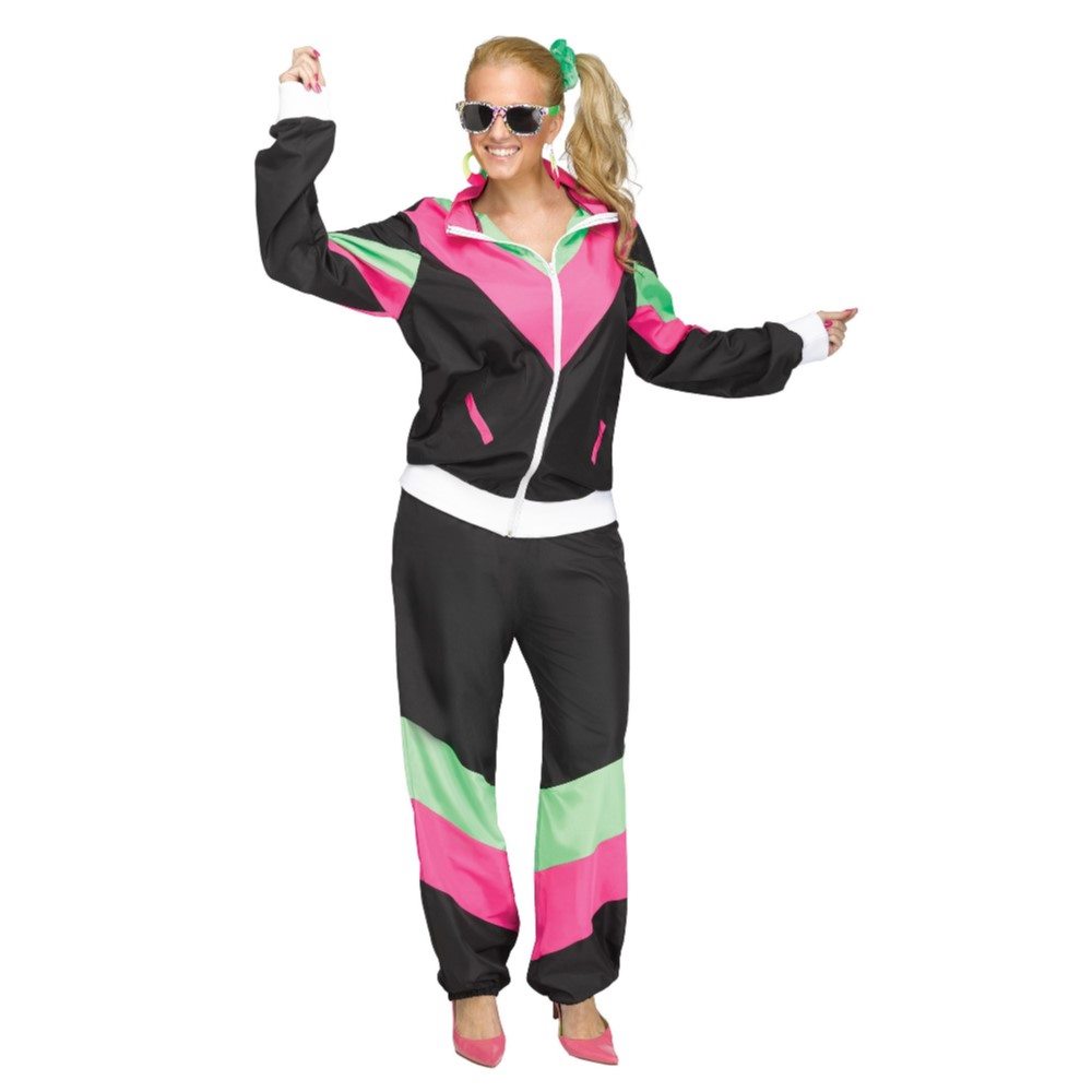 Picture of 80's Retro Track Suit Adult Womens Costume