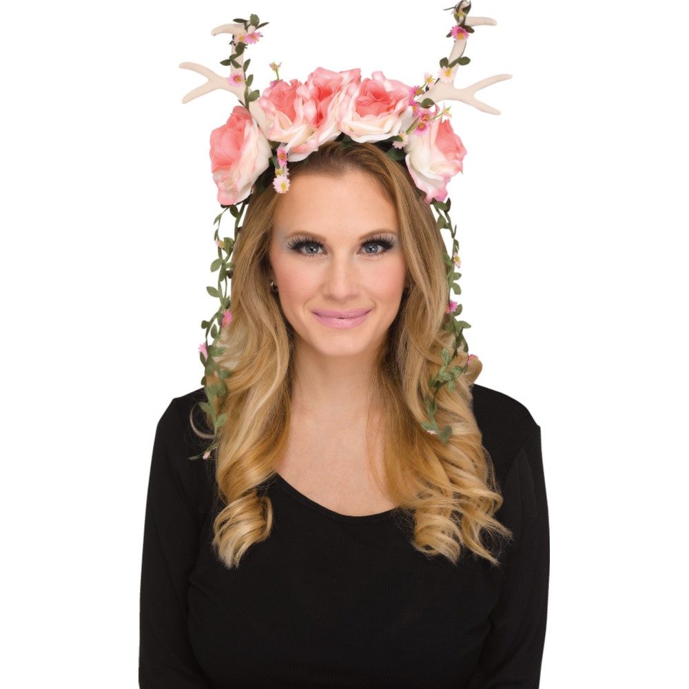 Picture of Pink & White Floral Fawn Headepiece