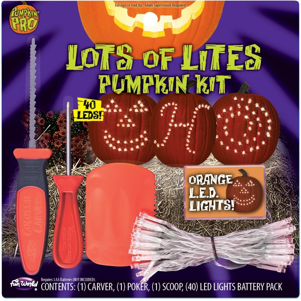 Picture of Lots of Orange Lites Pumpkin Kit