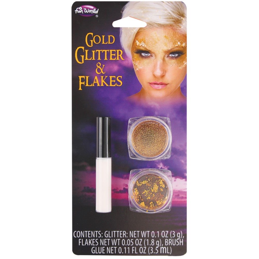 Picture of Gold Glitter & Flakes Makeup Kit