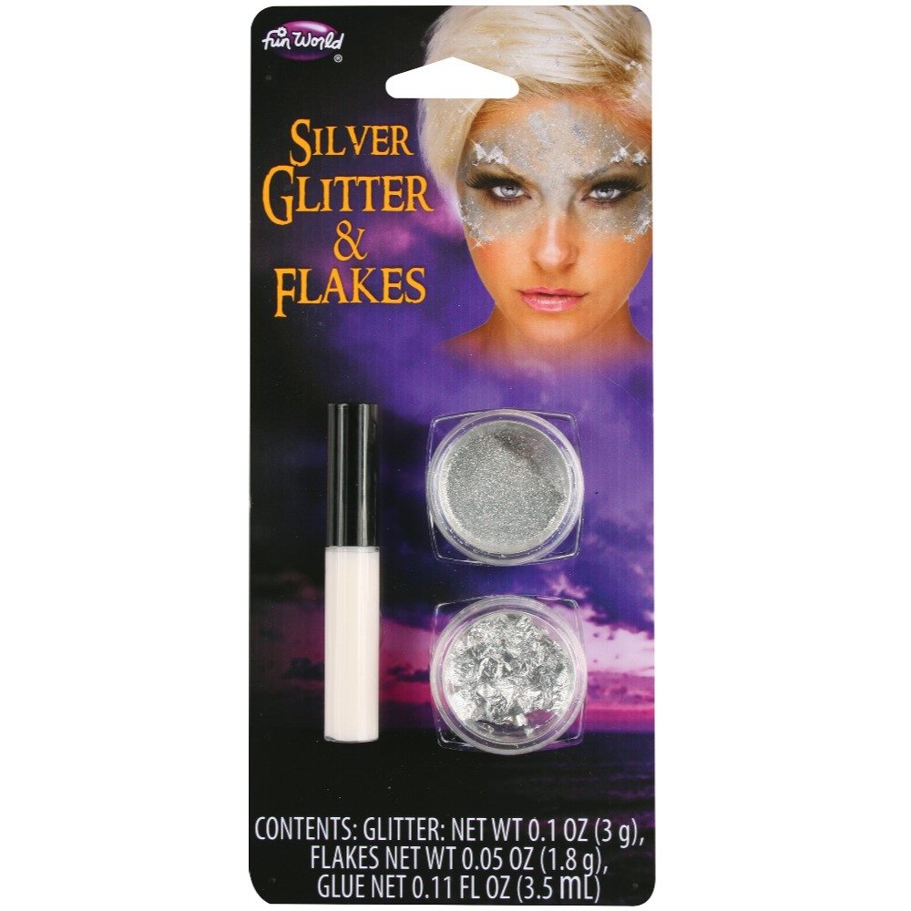 Picture of Silver Glitter & Flakes Makeup Kit