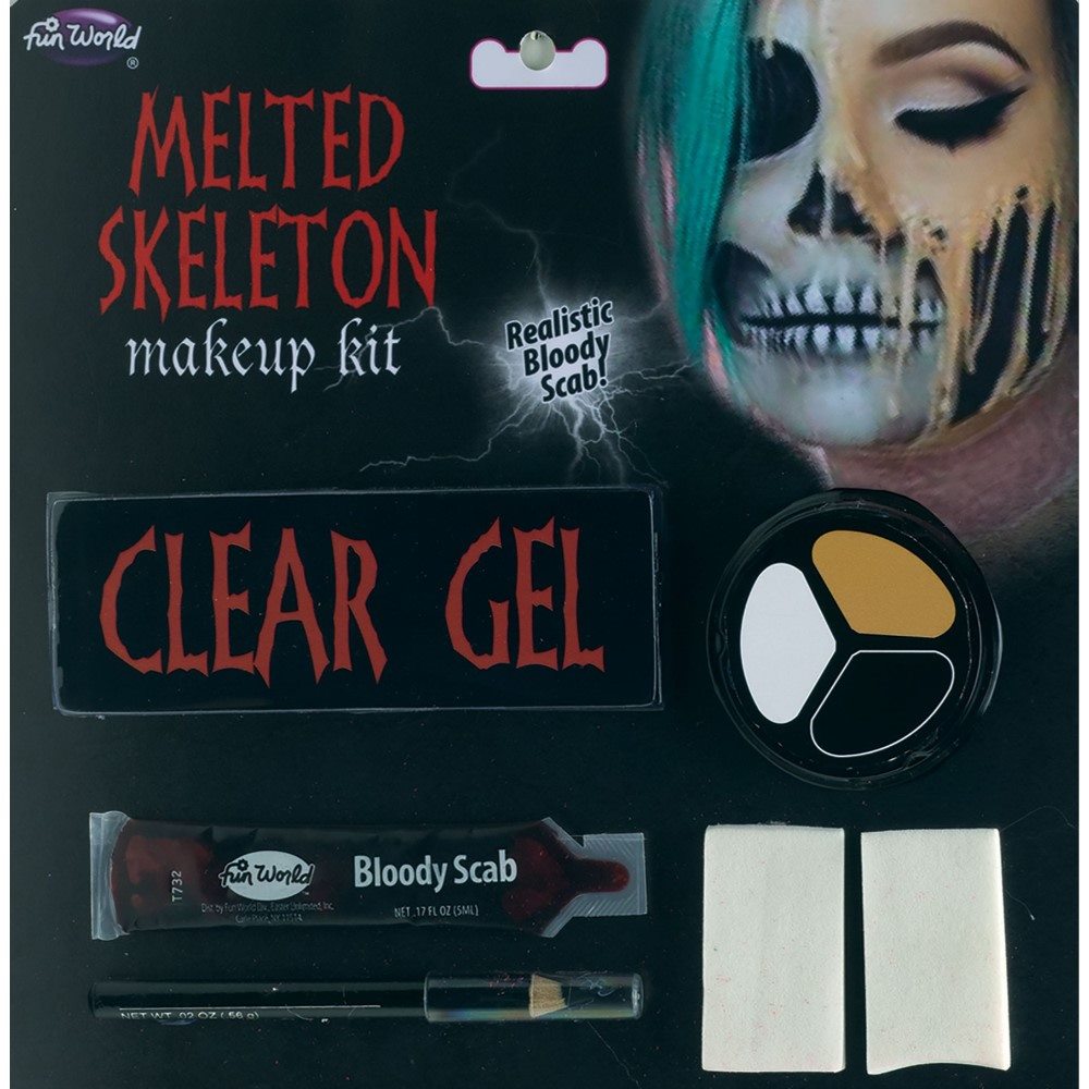 Picture of Melted Skeleton Makeup Kit