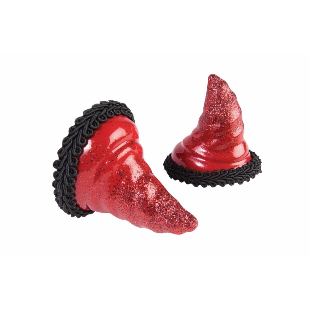 Picture of Red Devil Horn Barrettes