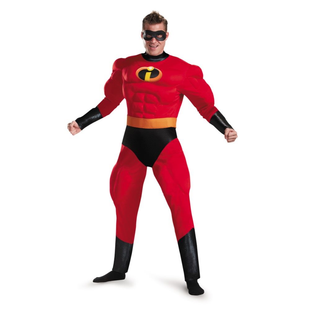 Picture of Mr. Incredible Deluxe Muscle Adult Mens Plus Size Costume