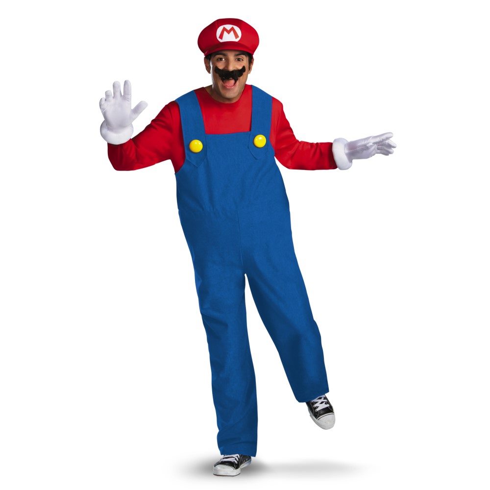 Picture of Mario Deluxe Adult Mens Plus Size Costume