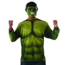 Picture of Avengers Infinity War Hulk Adult Mens Shirt & Mask