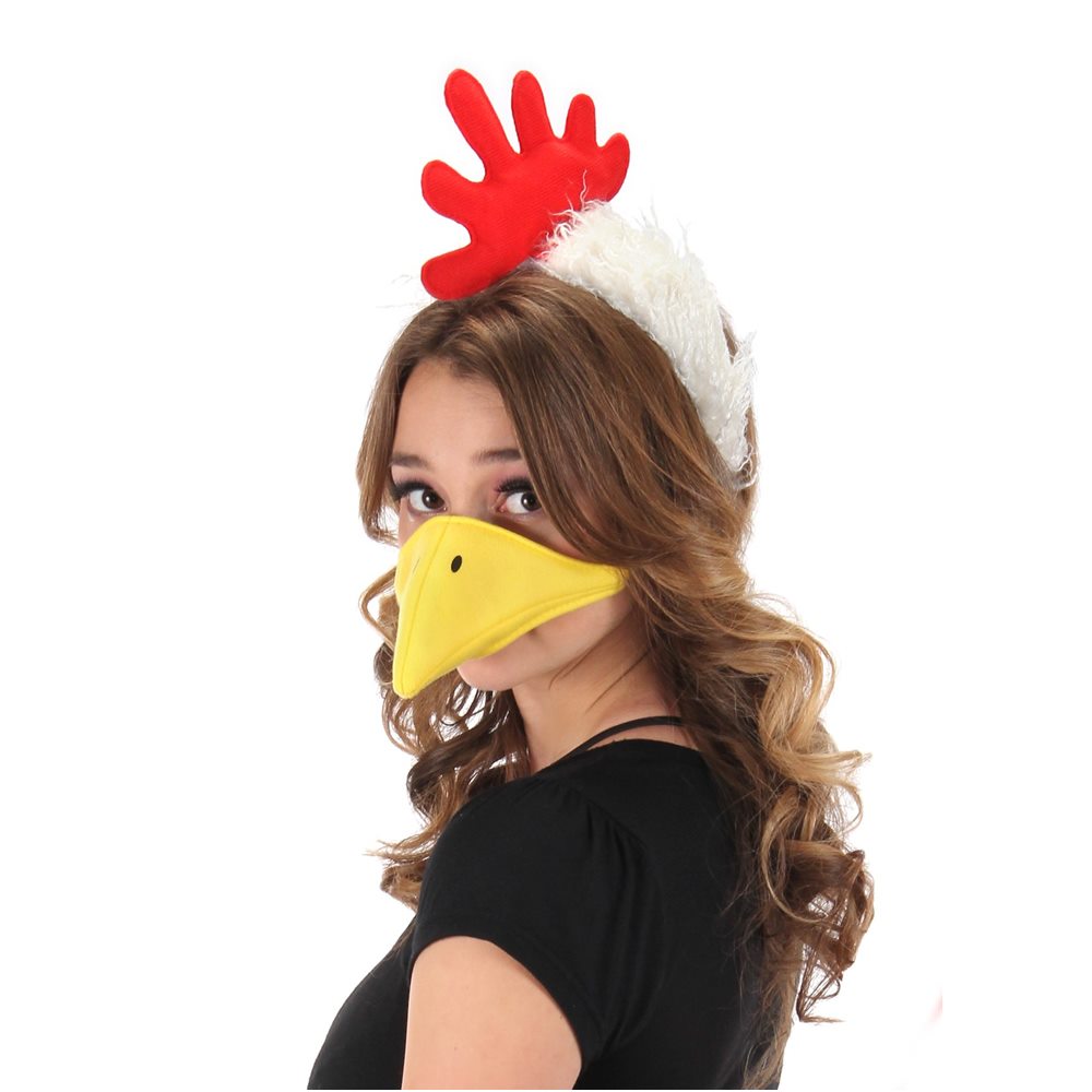 Picture of Chicken Plush Beak & Headband Set