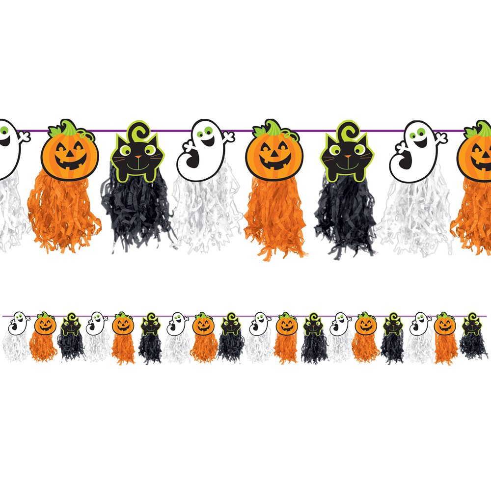Picture of Family Friendly Halloween Tissue Garland