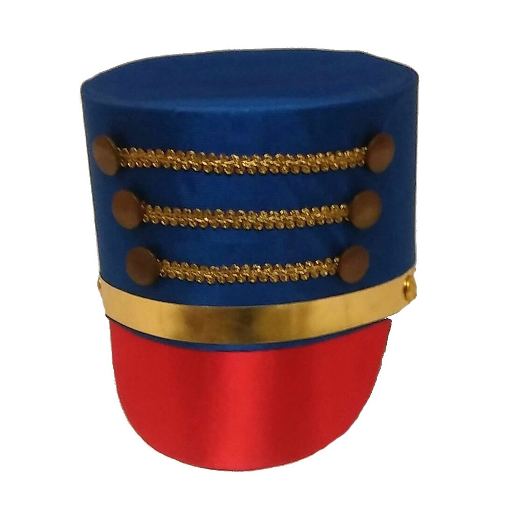Picture of Satin Drum Major Hat with Gold Trim
