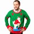 Picture of Toilet Santa Adult Ugly Christmas Sweater