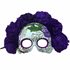 Picture of Purple Day of the Dead Embroidered Half Mask