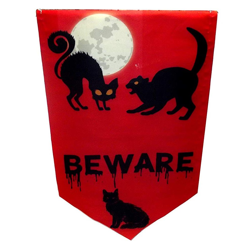 Picture of Halloween Beware Red Banner
