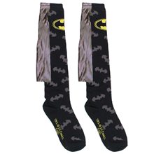 Picture of Batman Gold Foil Caped Knee High Socks