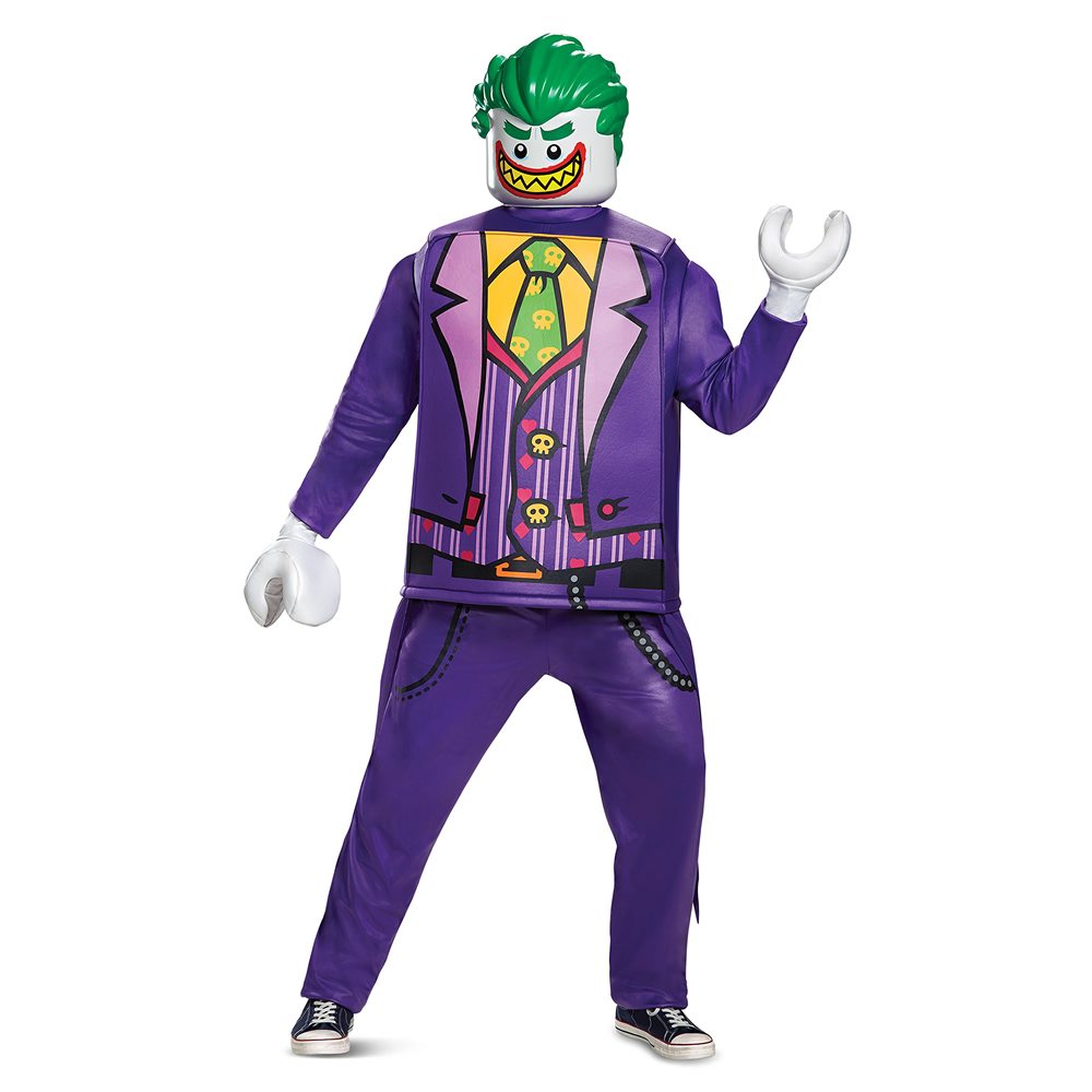 Picture of Lego Deluxe The Joker Adult Mens Costume