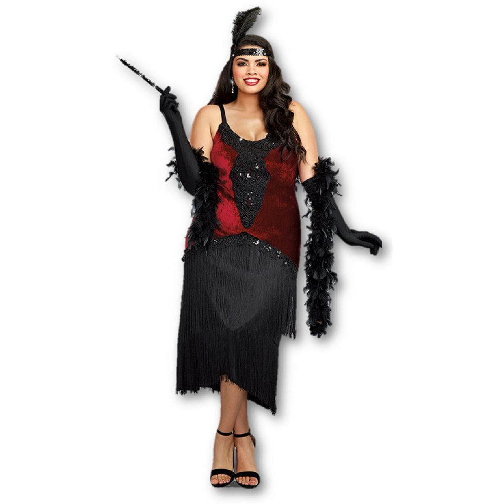 Picture of Million Dollar Baby Flapper Adult Womens Plus Size Costume